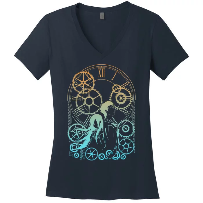 Time Women's V-Neck T-Shirt