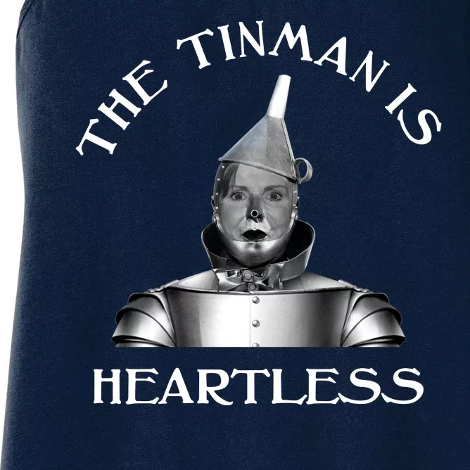 The Tinman Is Heartless Nancy Pelosi Women's Racerback Tank