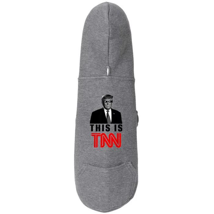 Trump This Is TNN Funny Doggie 3-End Fleece Hoodie