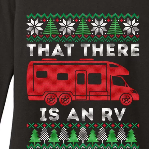 That There Is An Rv Ugly Christmas Camping Holiday Camper Cute Gift Womens CVC Long Sleeve Shirt