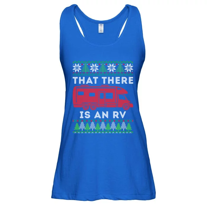 That There Is An Rv Ugly Christmas Camping Holiday Camper Cute Gift Ladies Essential Flowy Tank