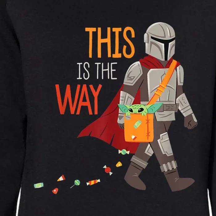 The This Is The Way Halloween Womens California Wash Sweatshirt