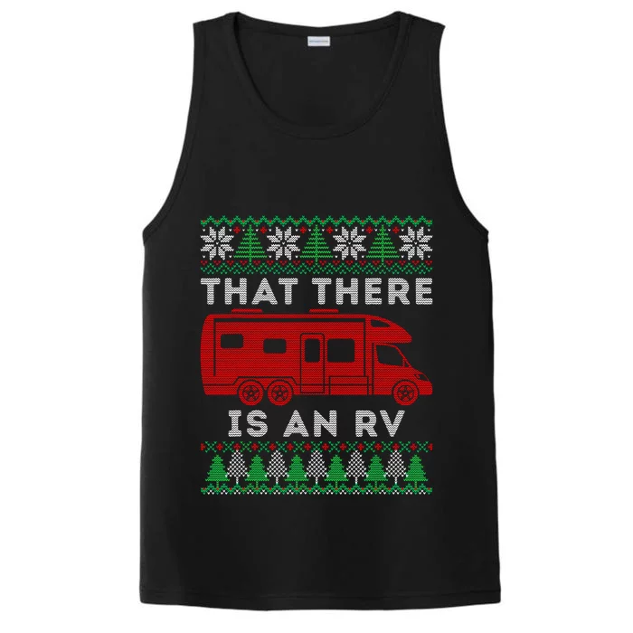 That There Is An Rv Ugly Christmas Camping Holiday Camper Performance Tank