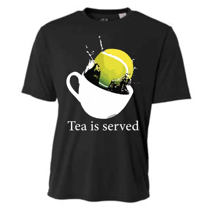 Tennis Tea Is Served Cooling Performance Crew T-Shirt