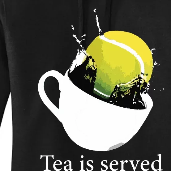 Tennis Tea Is Served Women's Pullover Hoodie