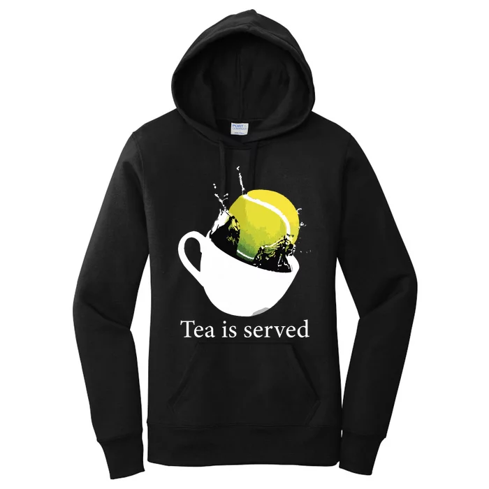 Tennis Tea Is Served Women's Pullover Hoodie