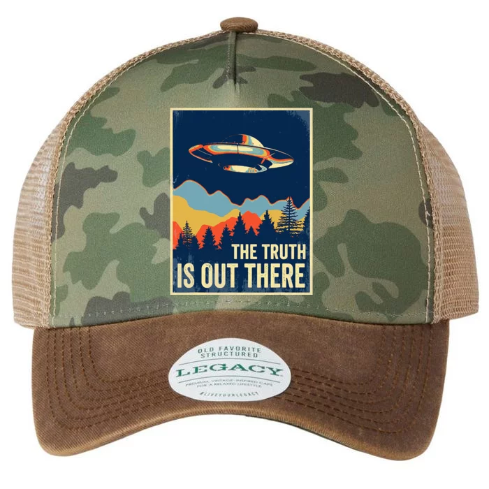 The Truth Is Out There Area 51 Alien UFO Legacy Tie Dye Trucker Hat