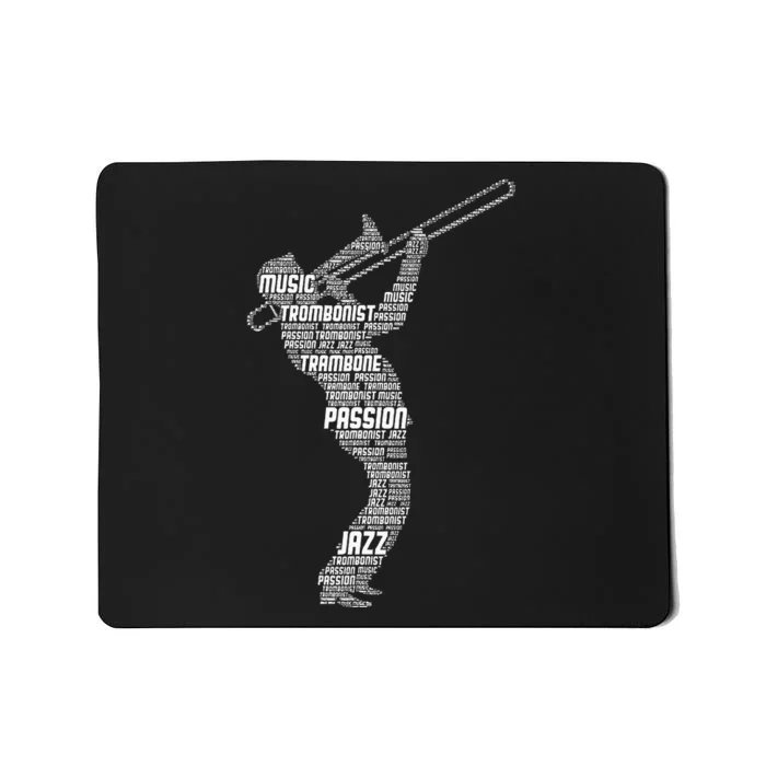 Trombone Trombonist Jazz Musician Mousepad