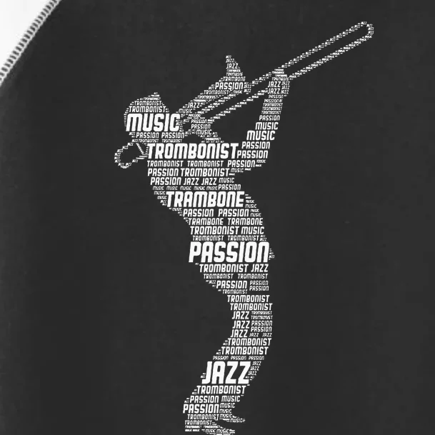 Trombone Trombonist Jazz Musician Toddler Fine Jersey T-Shirt