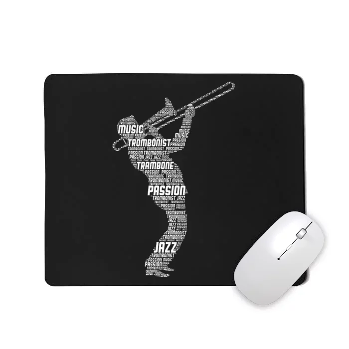 Trombone Trombonist Jazz Musician Mousepad