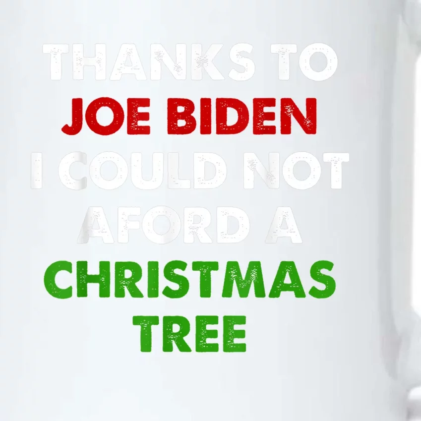 Thanks To Joe Biden I Could Not Aford A Christmas Tree Black Color Changing Mug