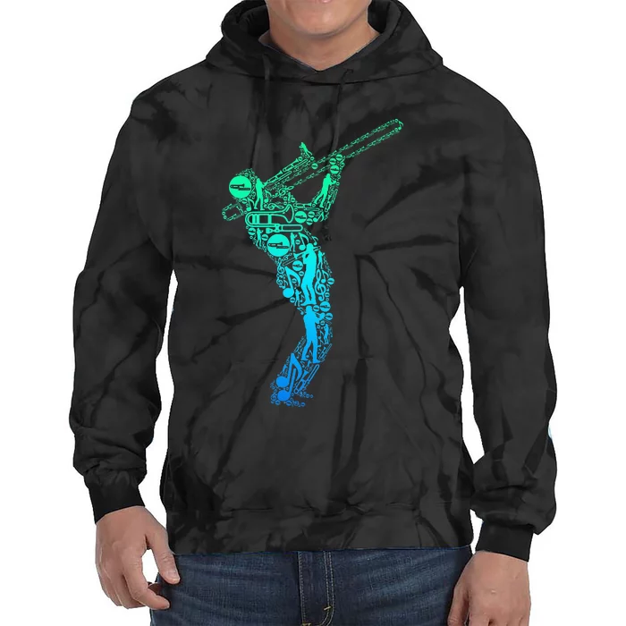 Trombone Trombonist Jazz Musician Tie Dye Hoodie