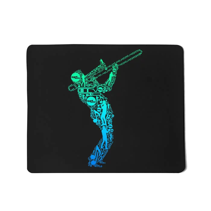 Trombone Trombonist Jazz Musician Mousepad