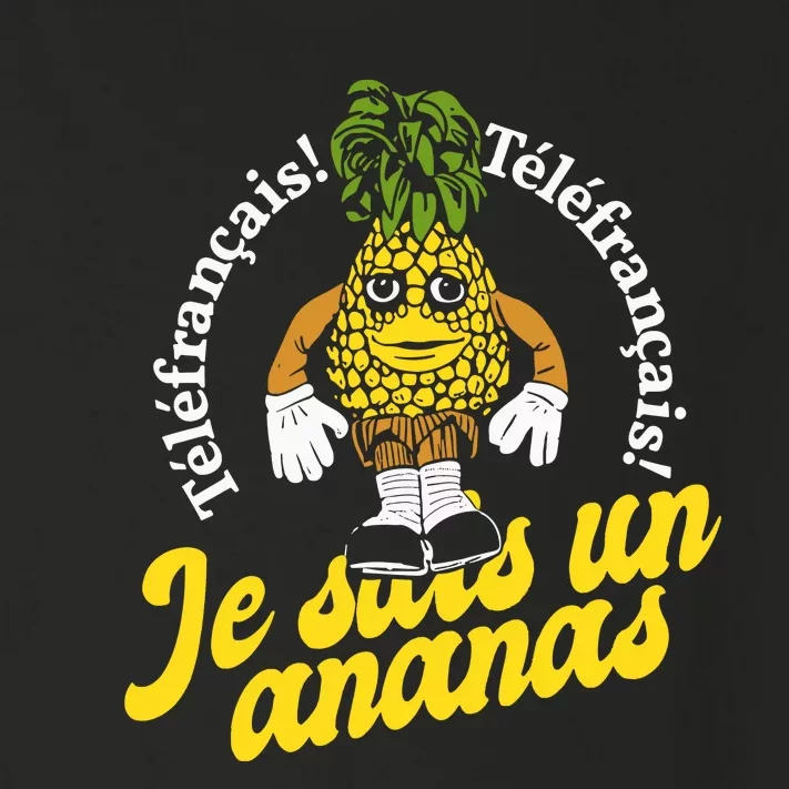 Tvo Telefrancais Je Suis Ananas Toddler Long Sleeve Shirt