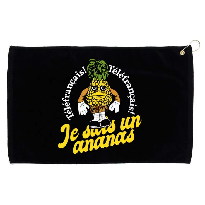 Tvo Telefrancais Je Suis Ananas Grommeted Golf Towel