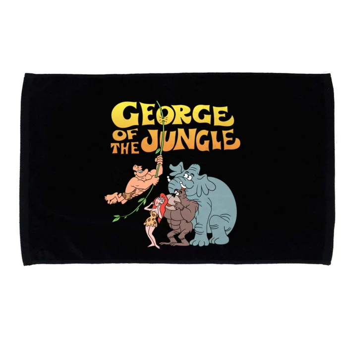 Tribute To Jay Ward George Of The Jungle Characters Microfiber Hand Towel