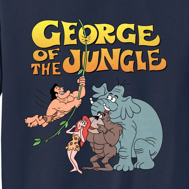 Tribute To Jay Ward George Of The Jungle Characters Sweatshirt