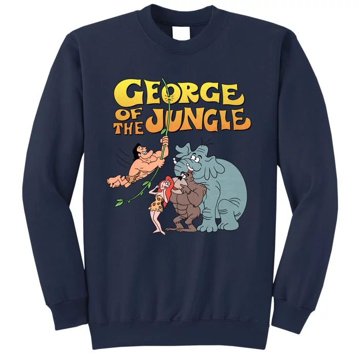 Tribute To Jay Ward George Of The Jungle Characters Sweatshirt