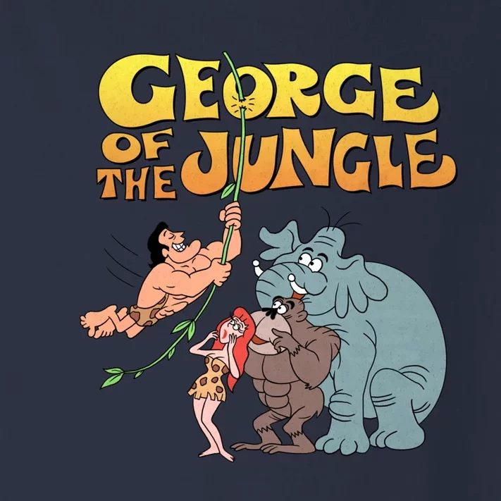 Tribute To Jay Ward George Of The Jungle Characters Toddler Long Sleeve Shirt