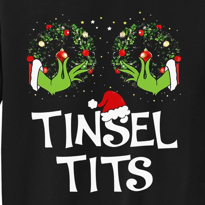 Tinsel Tits Jingle Balls Matching Couple Christmas Tall Sweatshirt