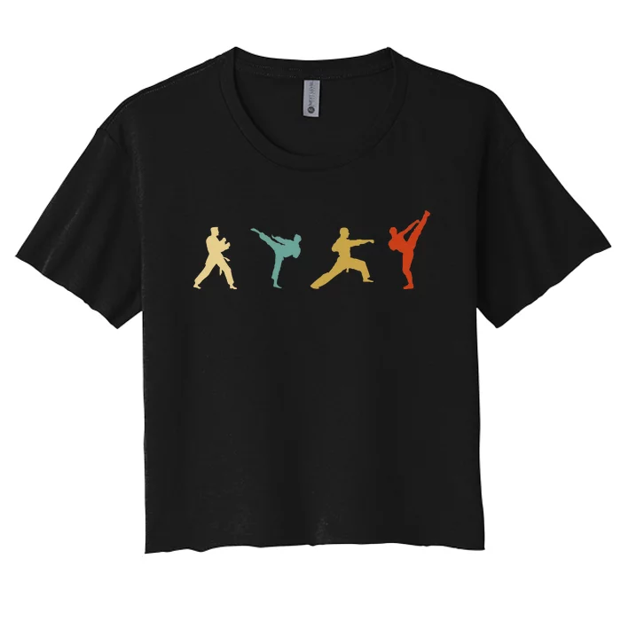 Taekwondo Tae Kwon Do Fighter Women's Crop Top Tee