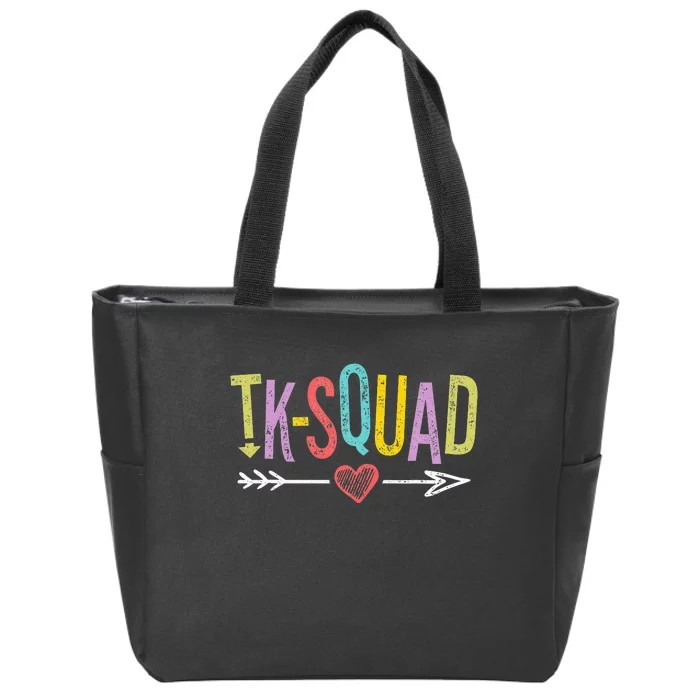 TK-Squad Transitional Kindergarten Teacher Team Zip Tote Bag