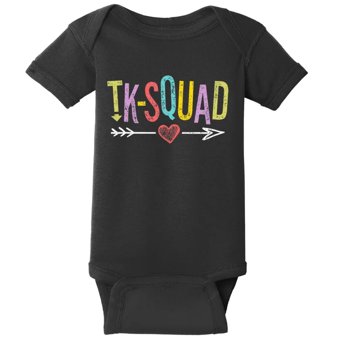 TKSquad Transitional Kindergarten Teacher Team Baby Bodysuit