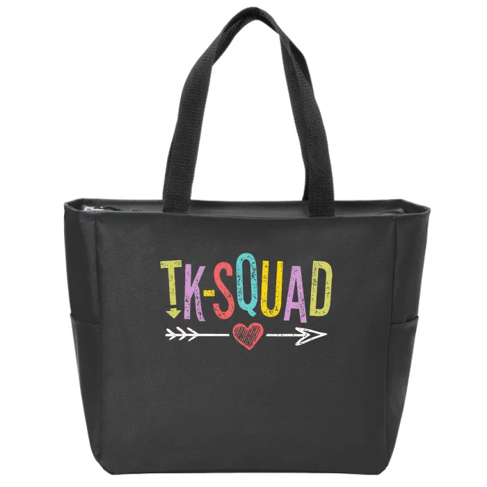 TKSquad Transitional Kindergarten Teacher Team Zip Tote Bag