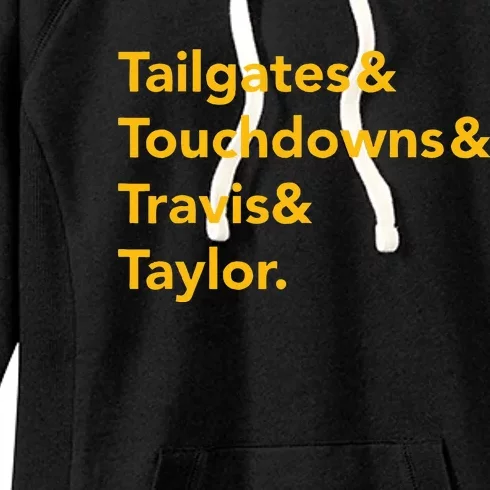 T.ravis & T.aylor Kansas City Football Women's Fleece Hoodie