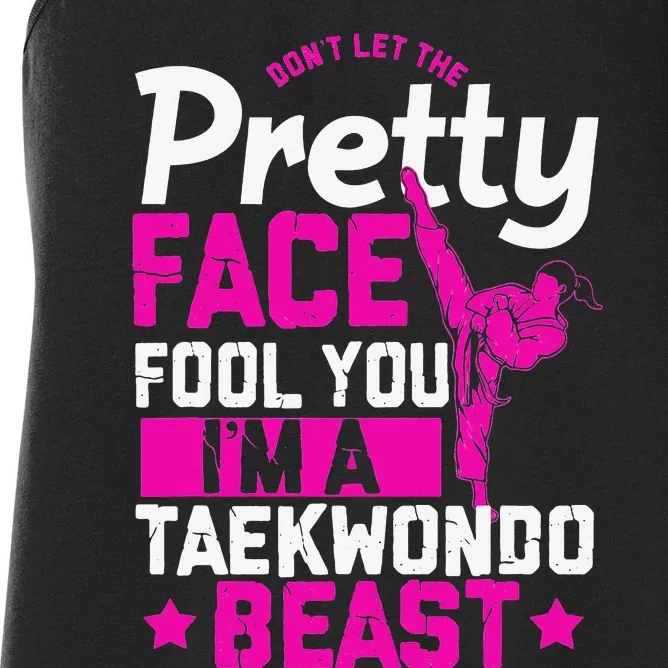 Taekwondo  Tae Kwon Do Korean Self Defense Women's Racerback Tank