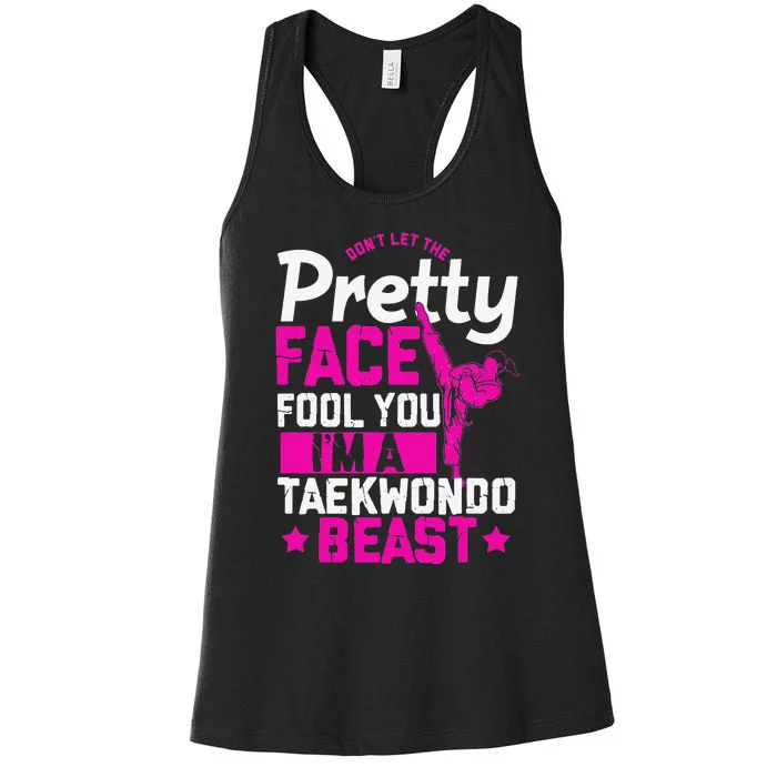 Taekwondo  Tae Kwon Do Korean Self Defense Women's Racerback Tank