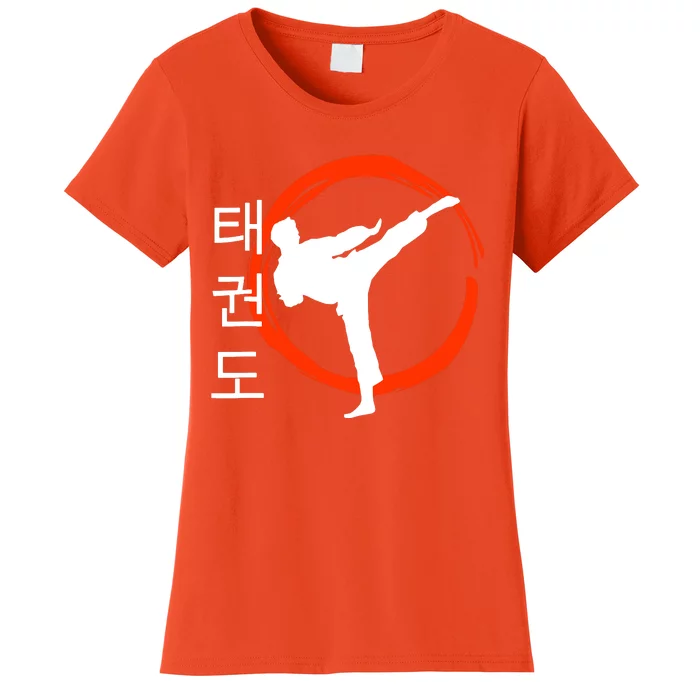 Taekwondo Tae Kwon Do Fighter Korean Women's T-Shirt