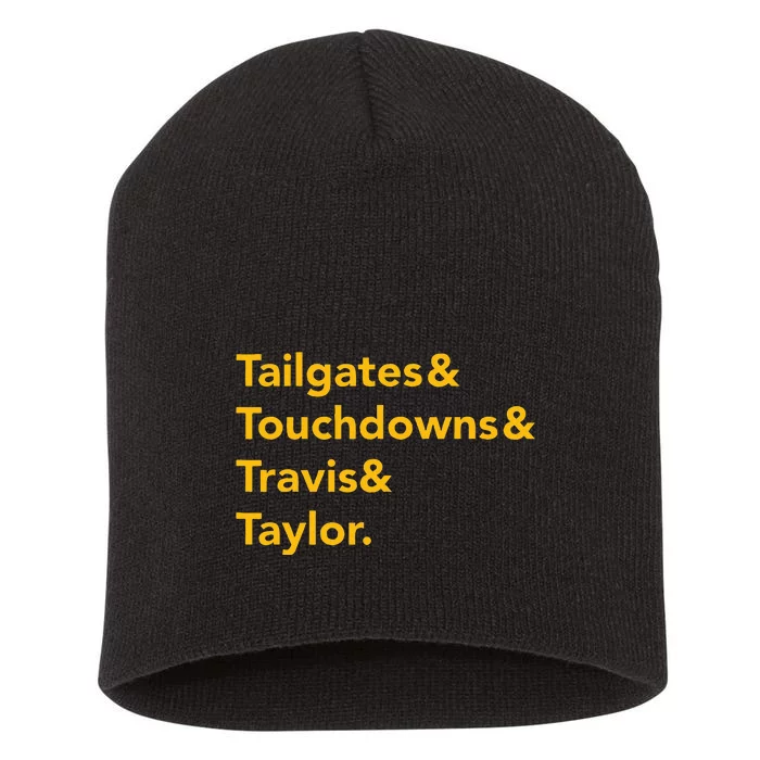 Travis & Taylor Kansas City Football Short Acrylic Beanie