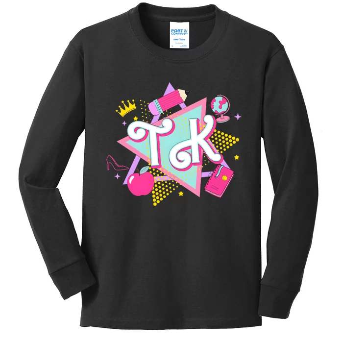 Tk Transitional Kindergarten Teacher Kids Long Sleeve Shirt