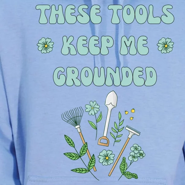 These Tools Keep Me Grounded Spring Garden Unisex Surf Hoodie