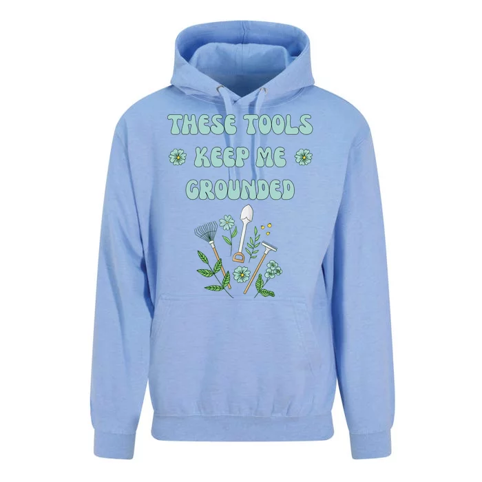 These Tools Keep Me Grounded Spring Garden Unisex Surf Hoodie