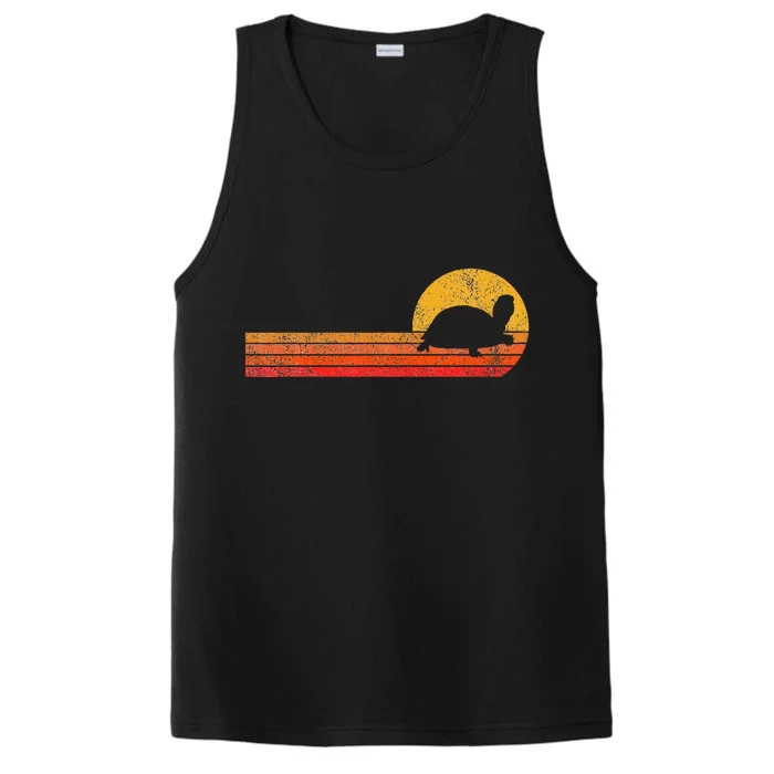 Tortoises Turtle Lover Funny Tortoise Retro Performance Tank