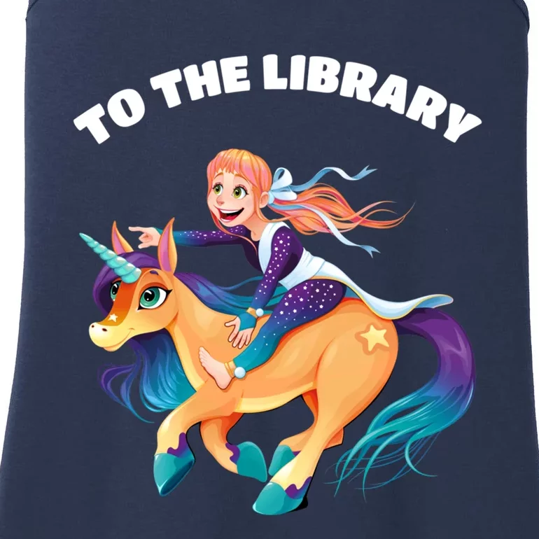 To The Library Ladies Essential Tank