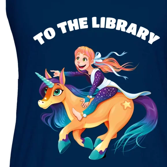 To The Library Ladies Essential Flowy Tank