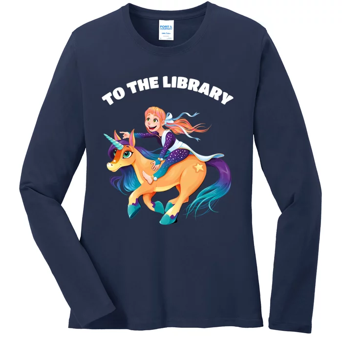 To The Library Ladies Long Sleeve Shirt