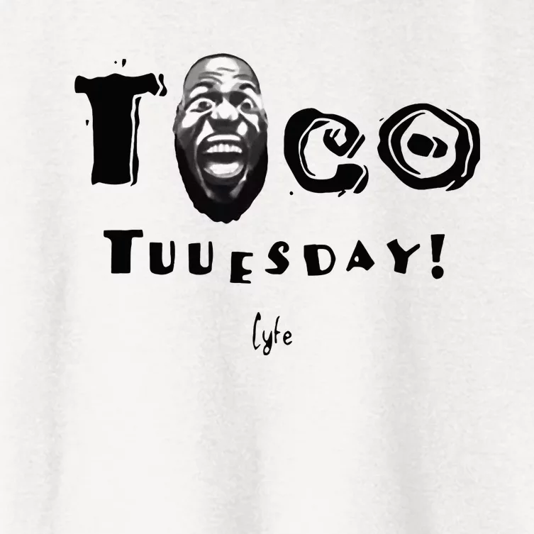 Taco Tuesday La Los Angeles Basketball Women's Crop Top Tee