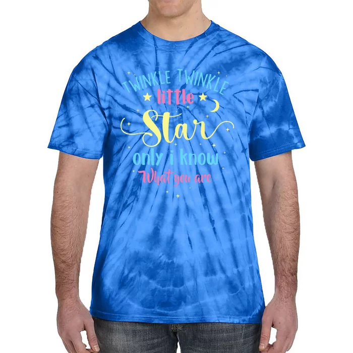 Twinkle Twinkle Little Star Gender Reveal Party Baby Shower Tie-Dye T-Shirt