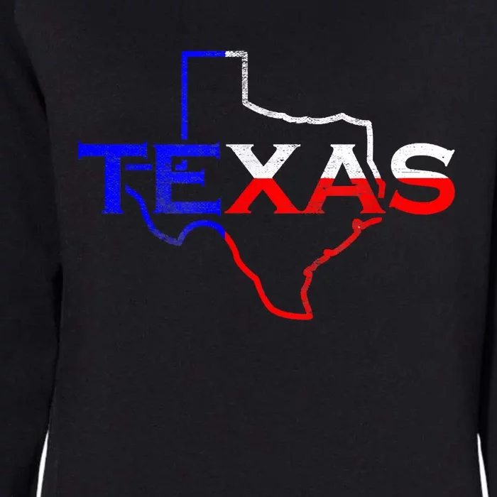 Texas The Lone Star State Womens California Wash Sweatshirt