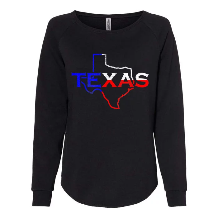 Texas The Lone Star State Womens California Wash Sweatshirt