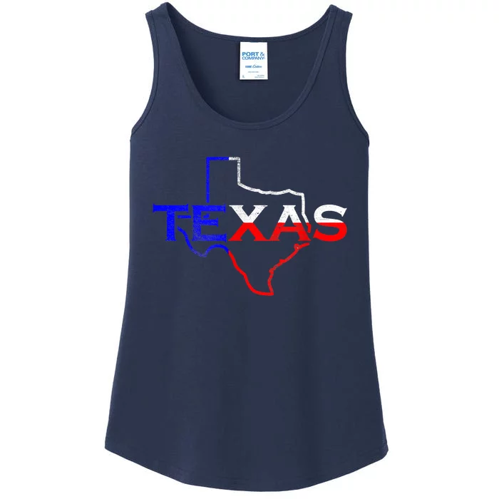 Texas The Lone Star State Ladies Essential Tank