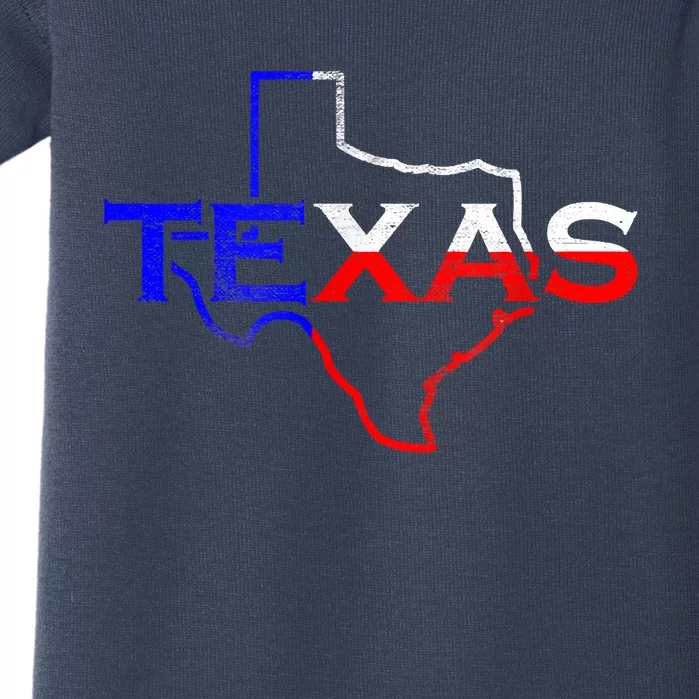 Texas The Lone Star State Baby Bodysuit