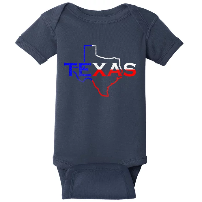 Texas The Lone Star State Baby Bodysuit