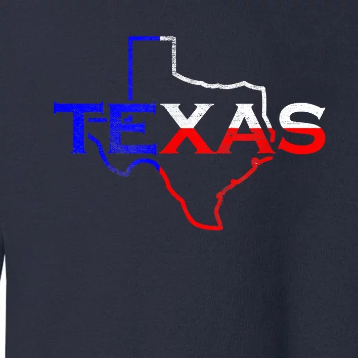 Texas The Lone Star State Toddler Sweatshirt