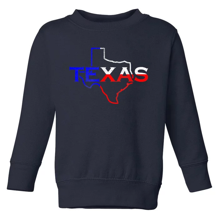 Texas The Lone Star State Toddler Sweatshirt