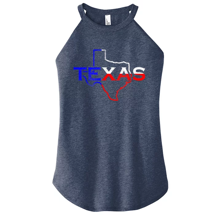 Texas The Lone Star State Women’s Perfect Tri Rocker Tank